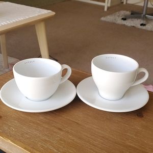 Espresso/Tea cups with Saucers